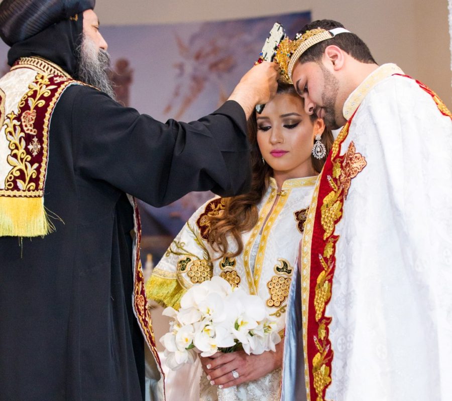 Bride and Groom Exchanging Vows