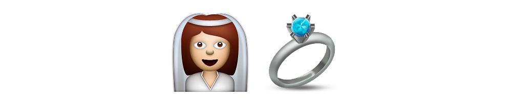wedding emoji